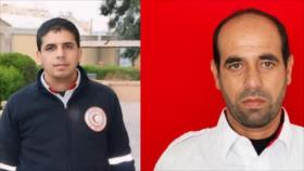 Dos paramédicos palestinos muertos en ataque deliberado de Israel 