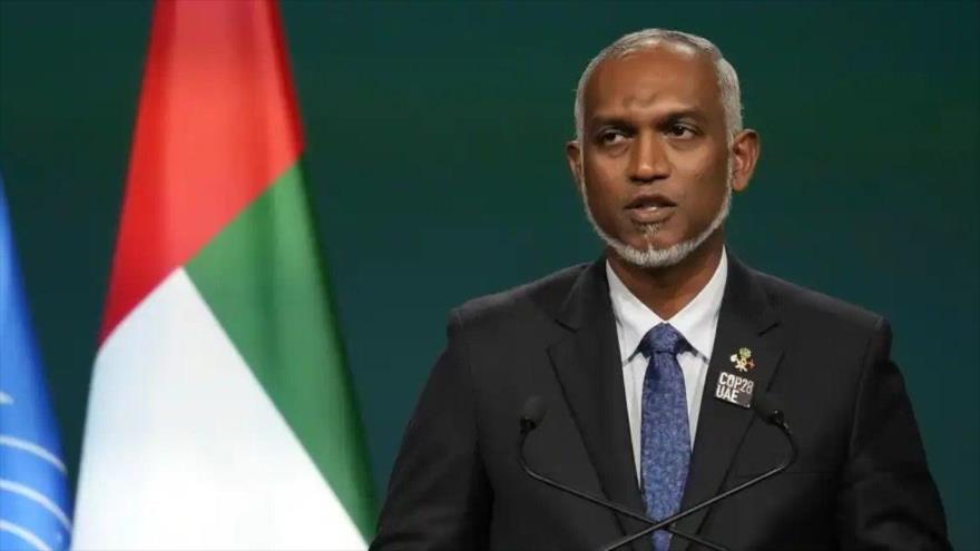 El presidente de Maldivas, Mohamed Muizzu.