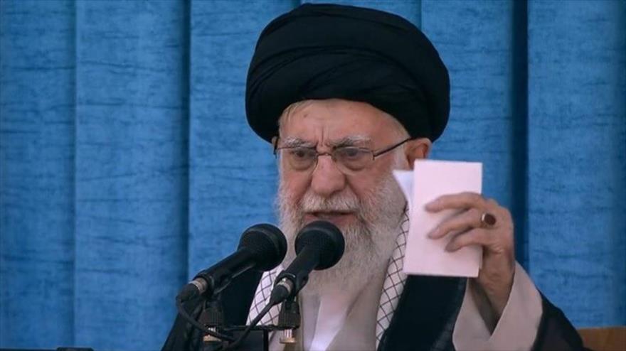 Líder: se ha hecho realidad lo que predijo Imam Jomeini sobre Palestina