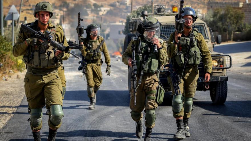 Soldados israelíes en Beit Lahm (Belén) en la Cisjordania ocupada. (Foto: Flash90)