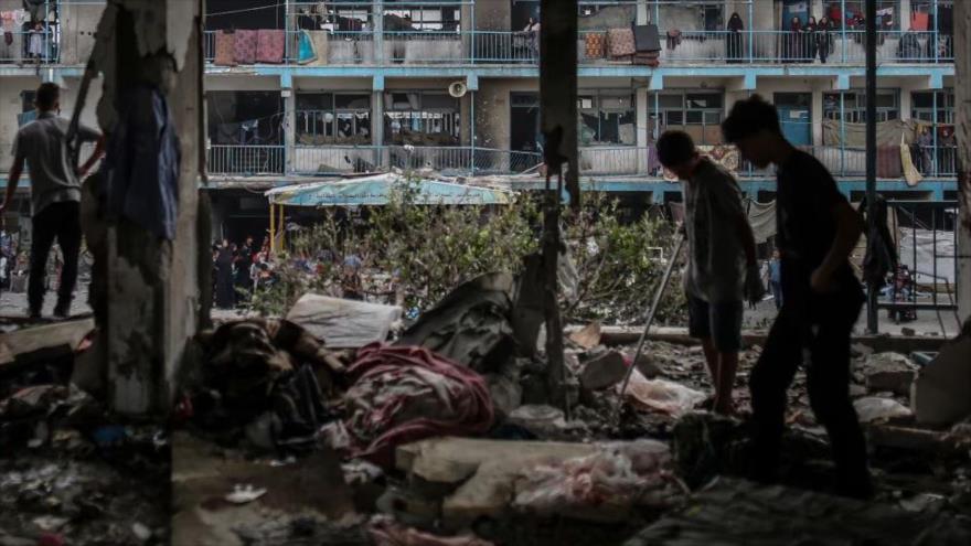 UNRWA: Israel bombardeó una escuela de Gaza “sin previo aviso”