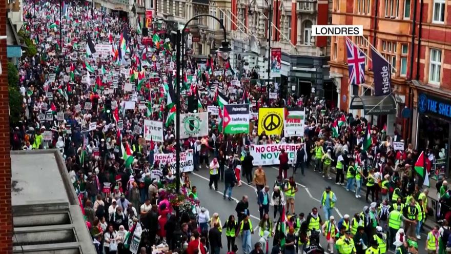 Siguen manifestaciones propalestinas en rechazo al genocidio israelí