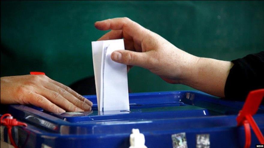 La votación durante un proceso electoral en Irán.