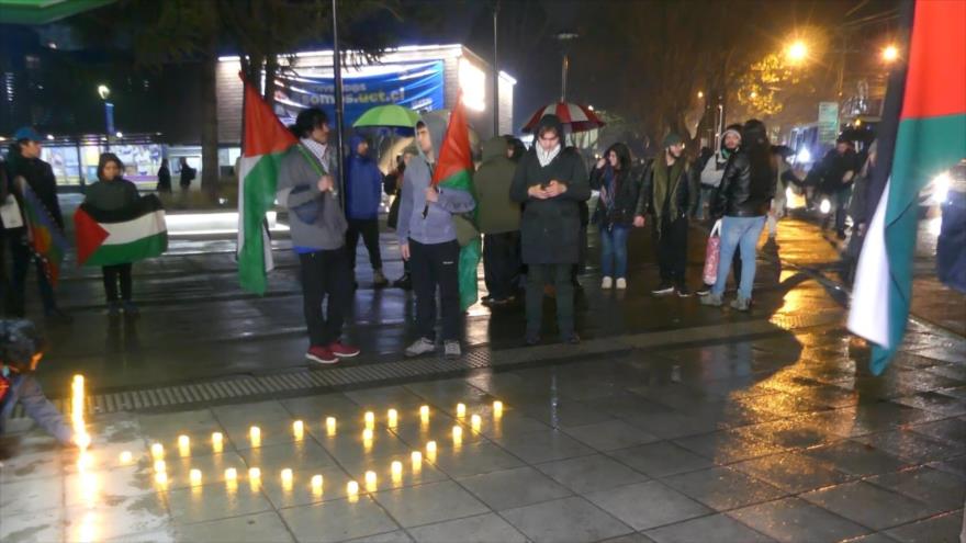 Aumentan movilizaciones en Chile por genocidio de palestinos
