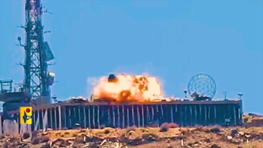 Vídeo: Hezbolá lanza 80 cohetes y misiles contra blancos israelíes