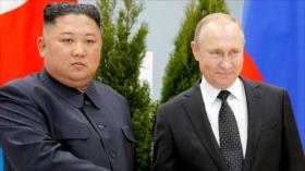 Kim felicita a Putin a la espera de su viaje a Corea del Norte 