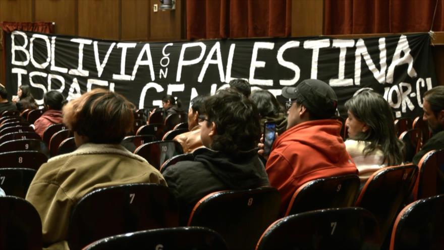 Comunidad universitaria boliviana condena el genocidio en Gaza