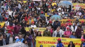 Maestros en Colombia declaran huelga por reforma a la educación