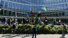 Manifestantes exigen en Suiza exclusión de Israel de Juegos Olímpicos