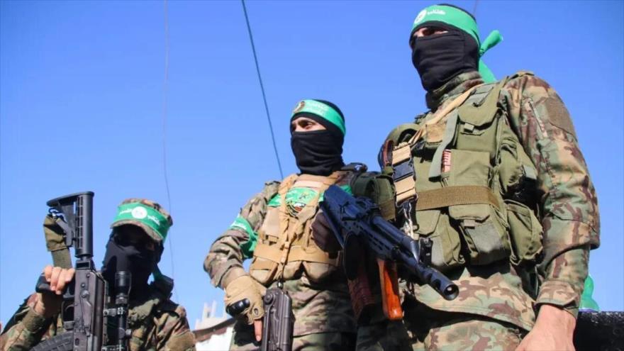 Combatientes de las Brigadas Izz al-Din al-Qassam, el ala militar de HAMAS. el 19 de julio de 2024. (Foto: Getty Images)