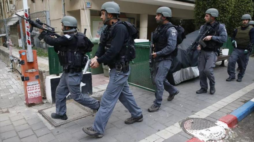 Las fuerzas de seguridad israelí en Tel Aviv. (Foto: AFP)