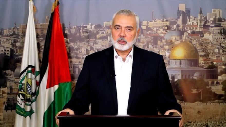 El jefe del Buró Político del Movimiento de Resistencia Islámica de Palestina (HAMAS), Ismail Haniya.