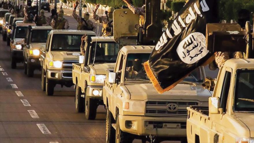 Coches del grupo terrorista Daesh en Siria.