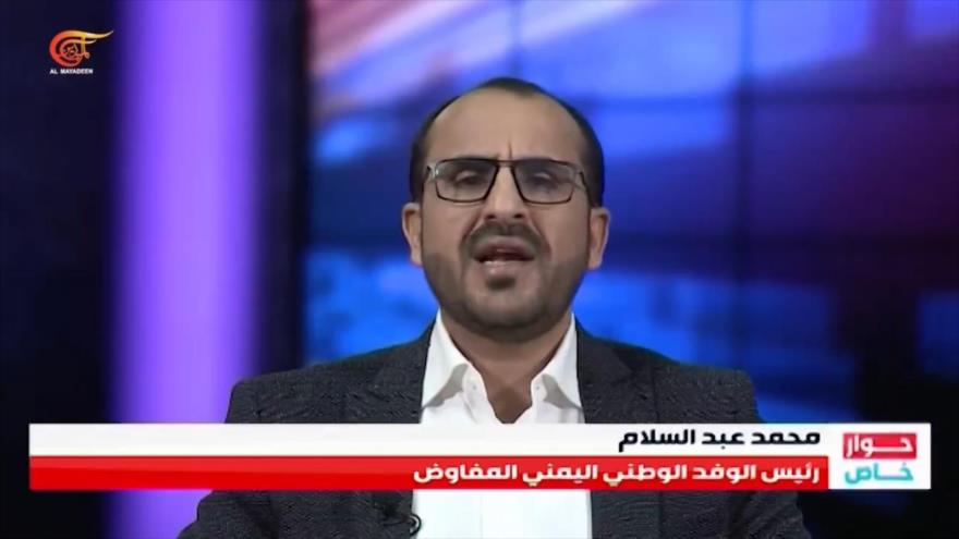 El portavoz del movimiento popular yemení Ansarolá, Mohamad Abdel Salam.