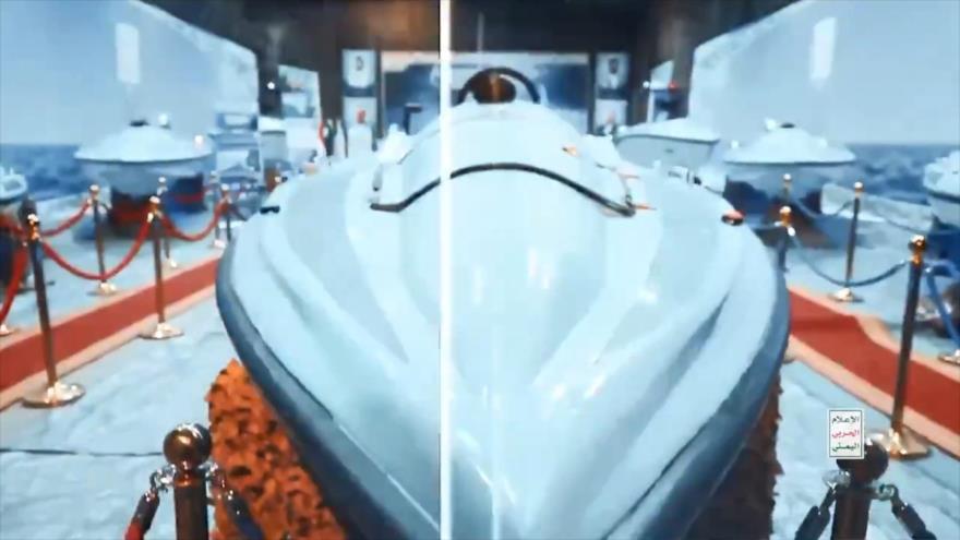 Yemen muestra cómo su barco no tripulado ataca nave en el mar Rojo