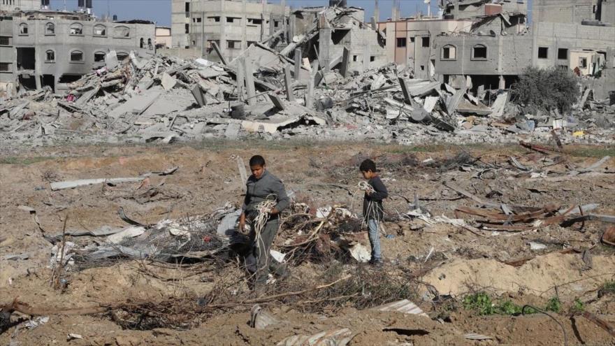 Escombros por los bombardeos israelíes en Franja de Gaza. (Foto: Europapress)