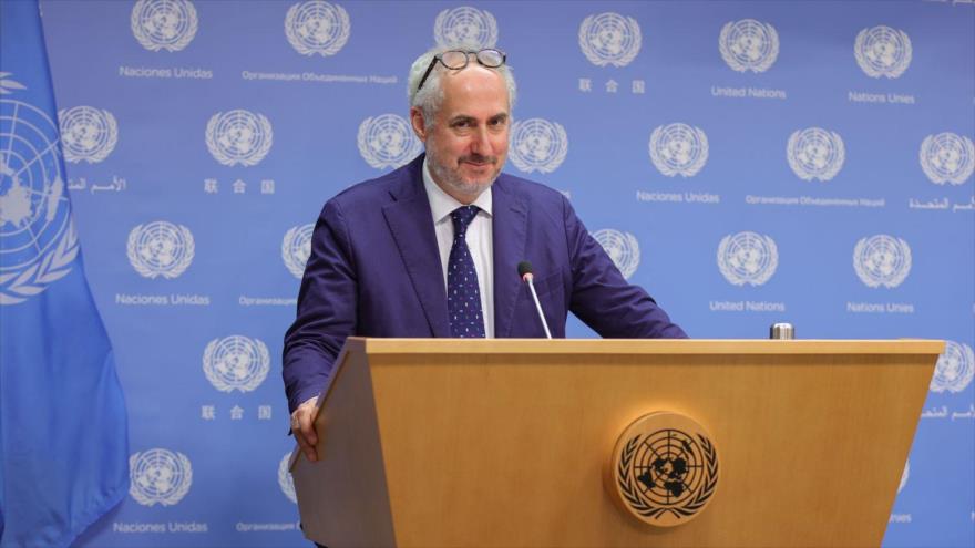 Stéphane Dujarric, portavoz del secretario general de la ONU, Antonio Guterres.