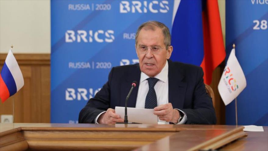 El ministro de Asuntos Exteriores de rusia, Sergei Lavrov.