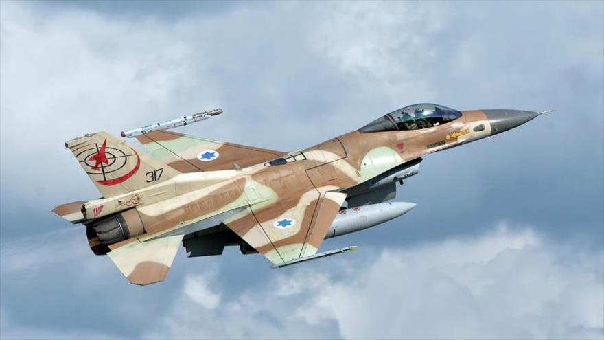El F-16 de la Fuerza Aérea Israelí durante el Ejercicio n.° 3, 2 de diciembre de 2019.