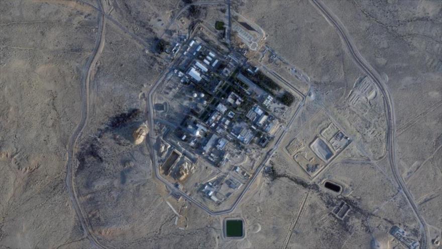 Foto satelital muestra tareas de construcción en la central nuclear de la ciudad israelí de Dimona. (Foto: AP)
