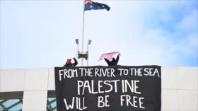 Activistas propalestinos ocupan el tejado del Parlamento australiano