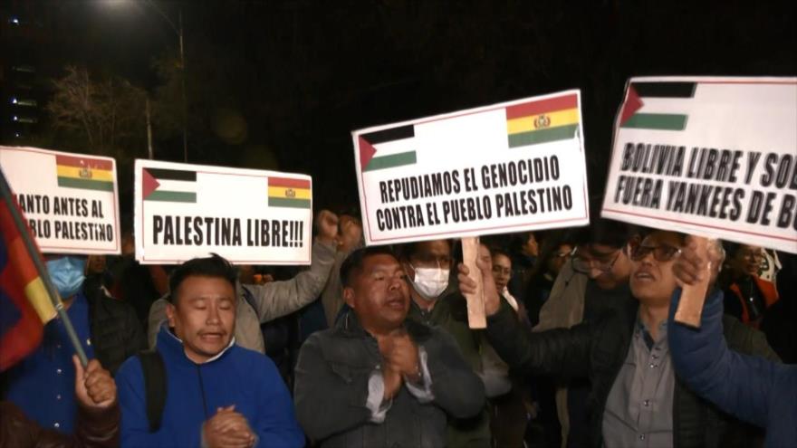 Bolivianos rechazan injerencia imperialista-sionista en Palestina