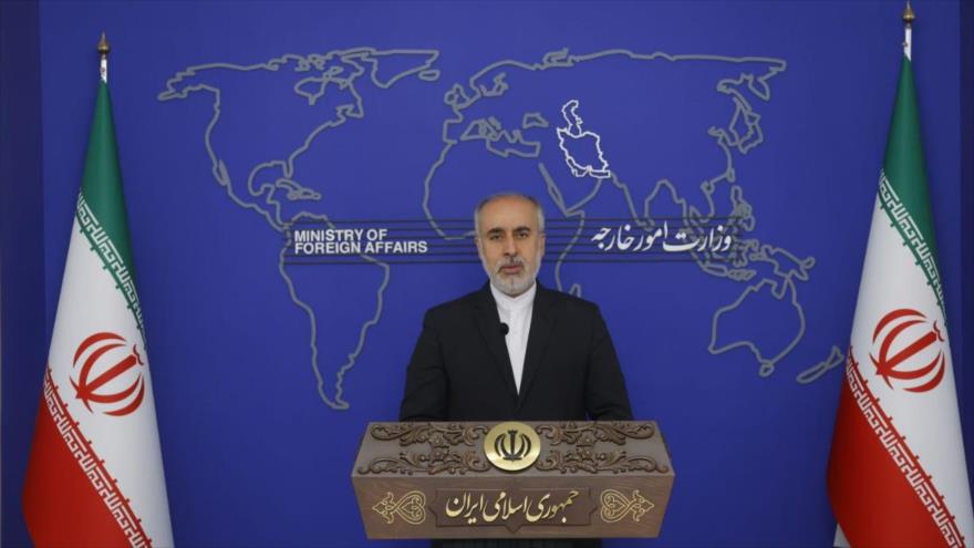 El portavoz de la Cancillería iraní, Naser Kanani.