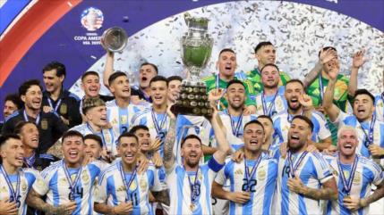 Argentina levanta una vez más el trofeo de la Copa América 