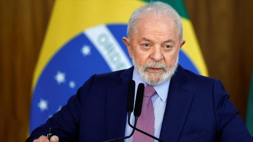 El presidente de Brasil, Luiz Inácio Lula da Silva, asiste a una conferencia de prensa en Brasilia, la capital, 1 de noviembre de 2023. (Foto: Reuters)