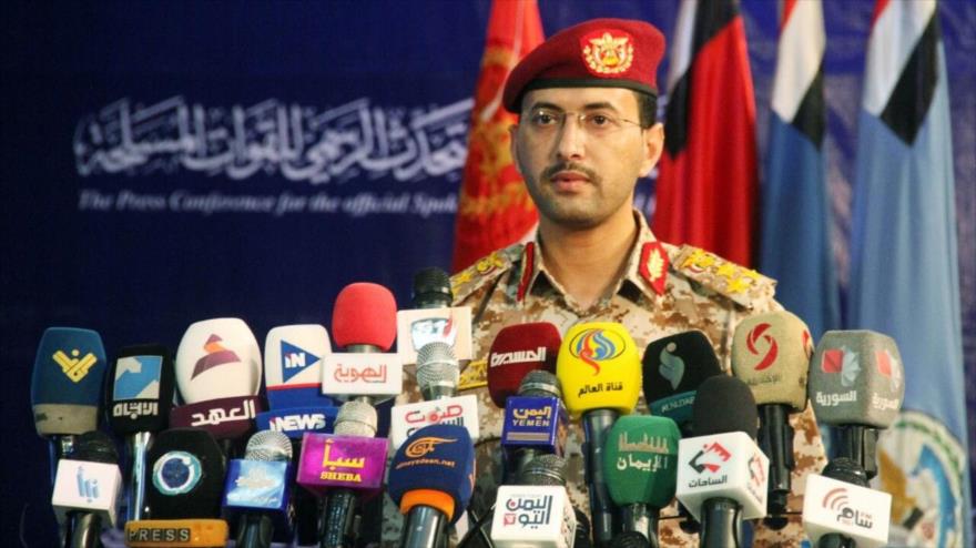 El portavoz de las Fuerzas Armadas de Yemen, el teniente general Yahya Sari.