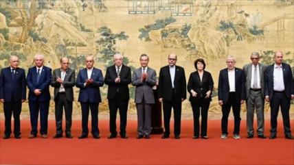 Hito histórico: Grupos palestinos acuerdan en China “unidad nacional”