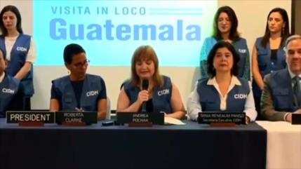 CIDH fiscalizará la situación de los derechos humanos en Guatemala
