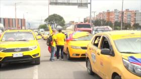 Taxistas colombianos tienen jornada de paro nacional