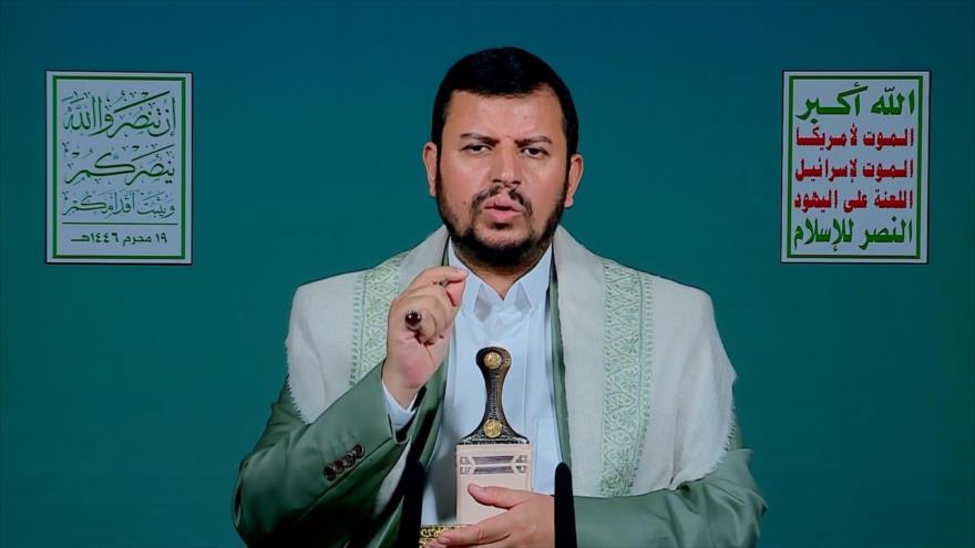 El líder del movimiento popular Ansarolá de Yemen, Seyed Abdulmalik Badreddin al-Houthi