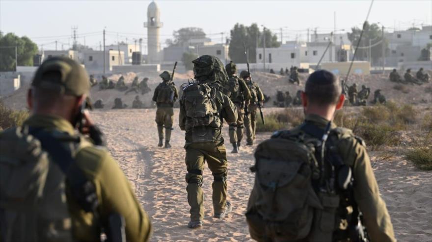 Soldados israelíes durante una invasión terrestre en la Franja de Gaza.