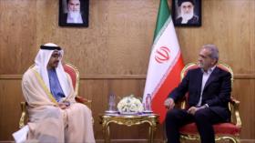 Vecinos primero: Pezeshkian dice nexos Irán-Emiratos benefician a zona