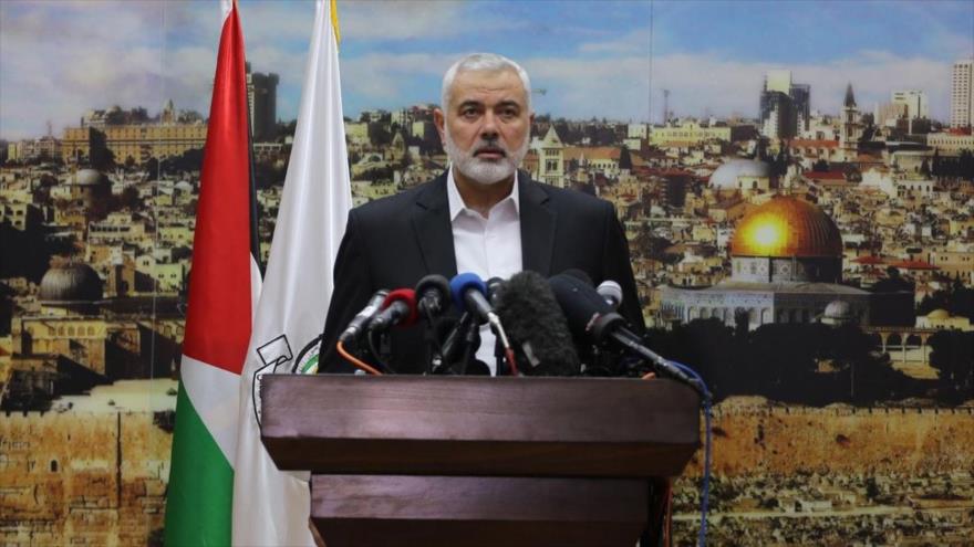  jefe del Buró Político del Movimiento de Resistencia Islámica de Palestina (HAMAS), Ismail Haniya