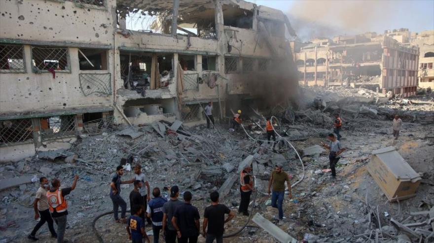 Israel ataca otra escuela en Gaza, dejando al menos 15 muertos | HISPANTV