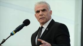 Lapid fustiga a Netanyahu: estamos sentados esperando ser bombardeados