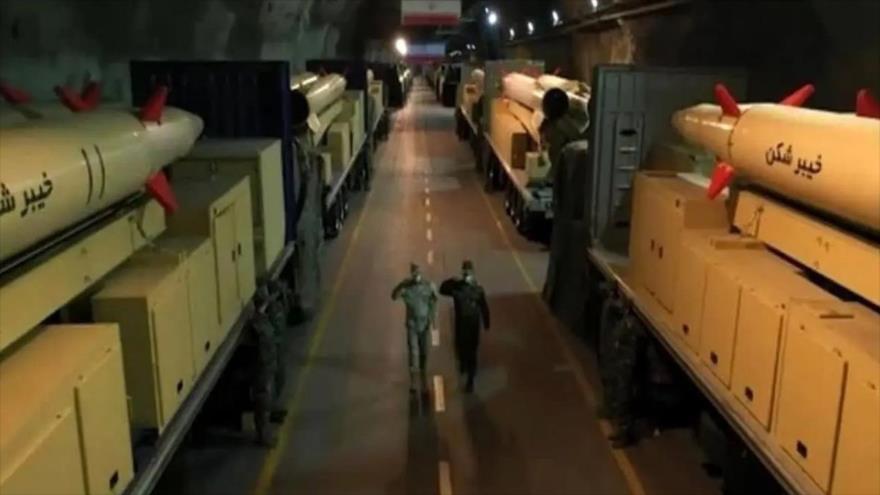 Una base subterránea de misiles de Irán