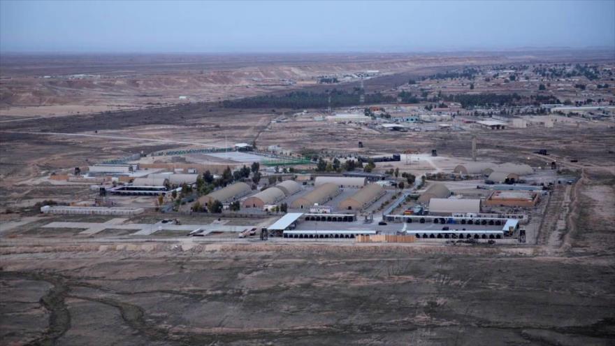 Vista general de la base aérea de Ain al-Asad, ocupada por EEUU, en el oeste de Irak.