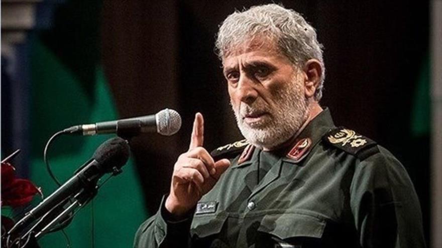 El comandante de la Fuerza Quds del CGRI de Irán, el general de brigada ismail Qaani.