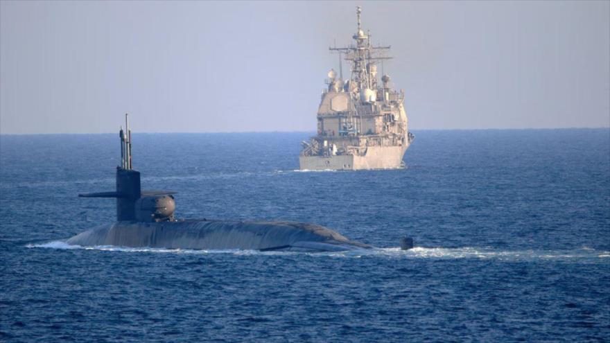 El submarino de misiles guiados USS Georgia (SSGN 729).