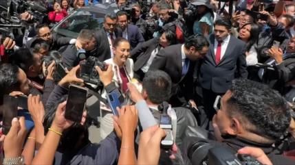 Avanza transición en México, Sheinbaum es presidenta electa