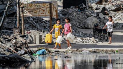 Oenegés reclaman medidas urgentes por expansión de la polio en Gaza