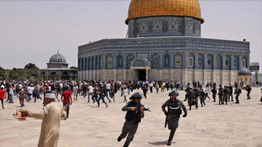 HAMAS llama a palestinos a atrincherarse en Mezquita Al-Aqsa | HISPANTV