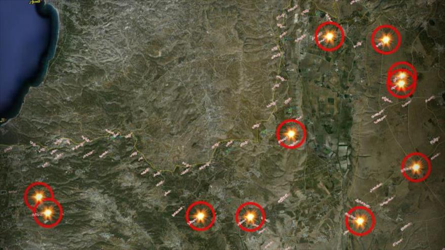 Mapa: bases israelíes atacadas por misiles de Hezbola | HISPANTV