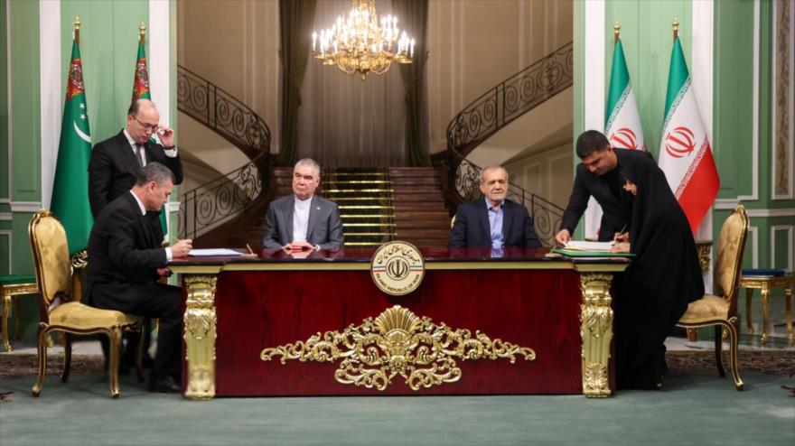 Irán y Turkmenistán firman cuatro acuerdos estratégicos de cooperación | HISPANTV