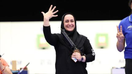 Tiradora iraní gana otro oro paralímpico en 10m pistola de aire