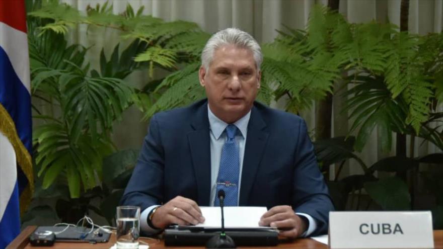 El presidente de Cuba, Miguel Díaz-Canel.